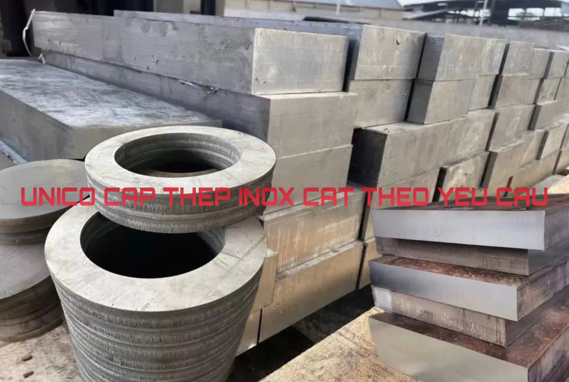 UNICO STEEL NHẬN CẮT THÉP INOX THEO YÊU CẦU CỦA KHÁCH HÀNG