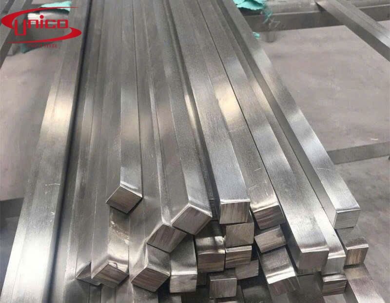 cách tính tổng khối lượng nhiều cây inox vuông đặc