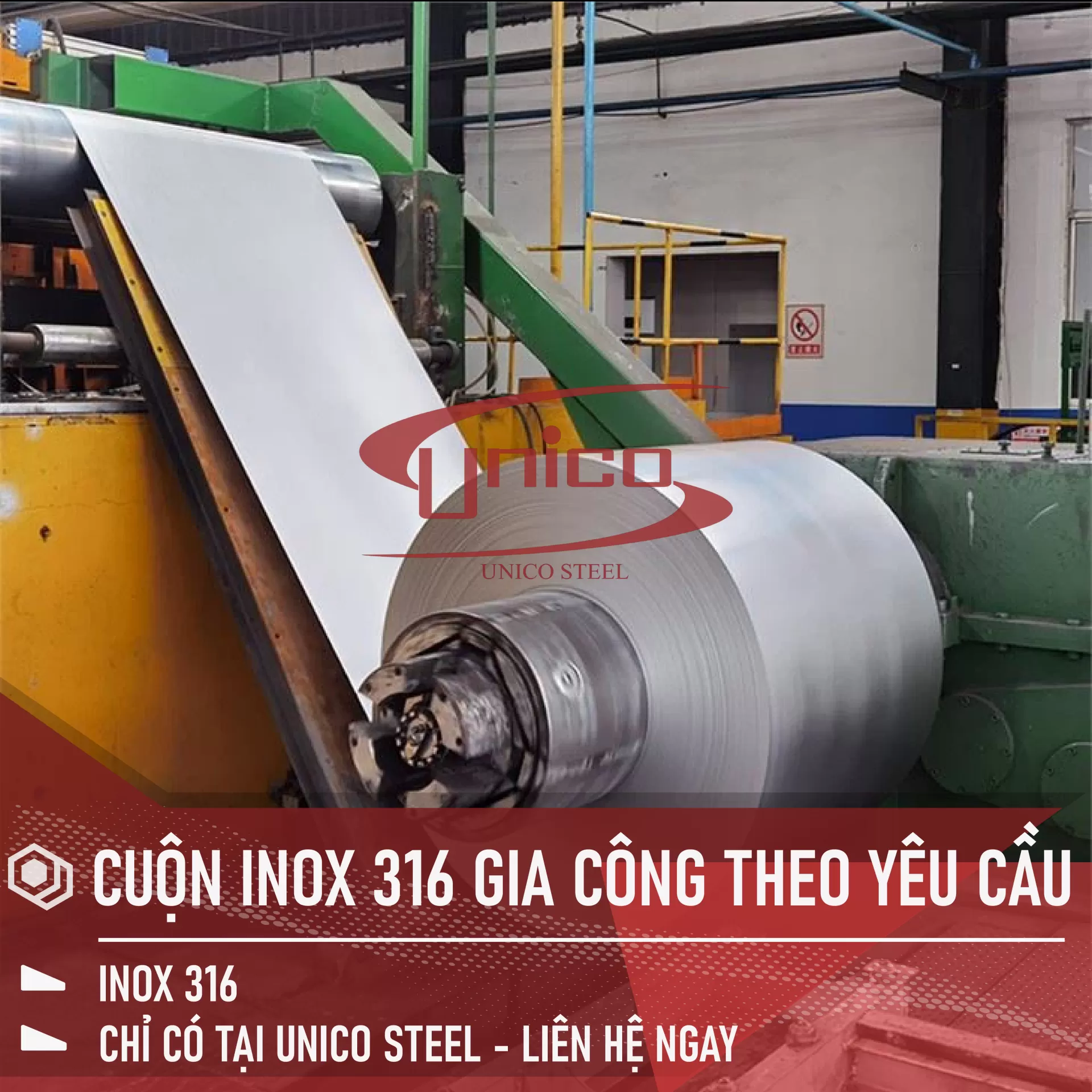 GIA CÔNG CUỘN INOX 316 THEO YÊU CẦU