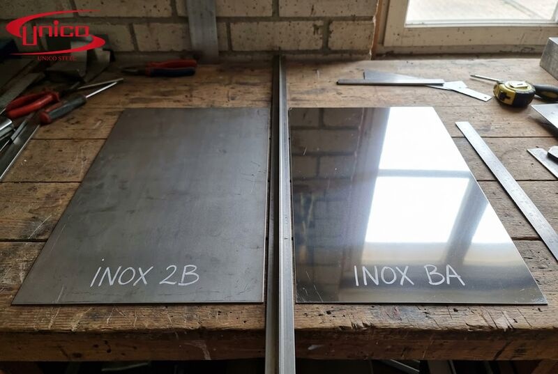 điểm chung inox 2B và BA