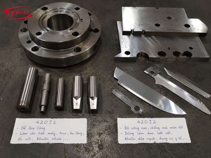 inox 420J1 và inox 420J2 chọn loại nào