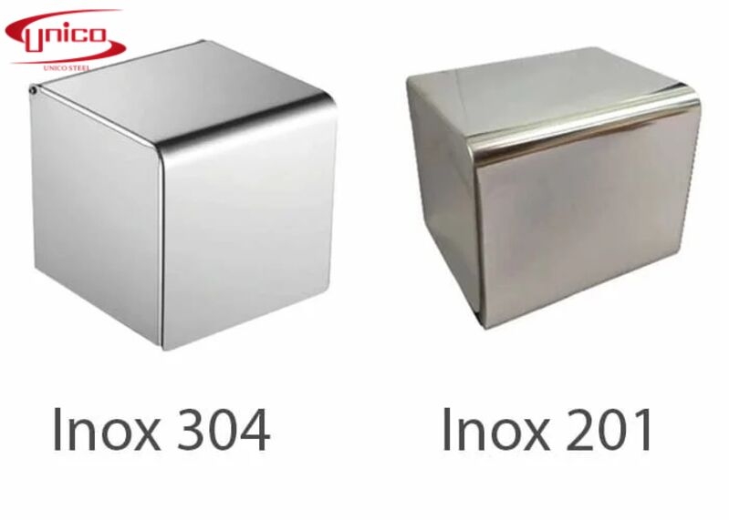 vì sao inox 304 và 201 dễ nhầm lẫn