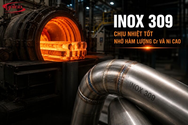 vì sao inox 309 chịu nhiệt cao