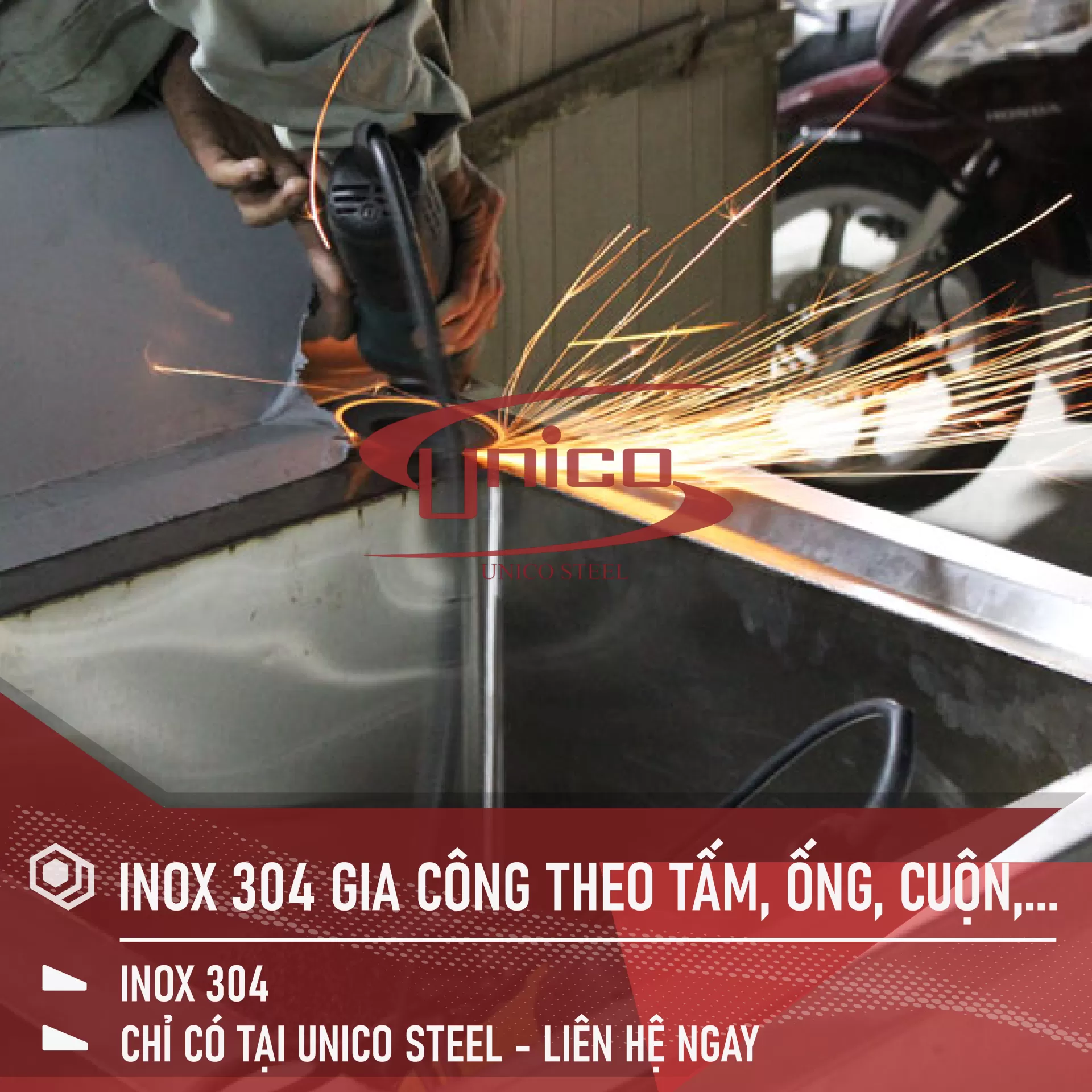 GIA CÔNG INOX 304 THEO YÊU CẦU