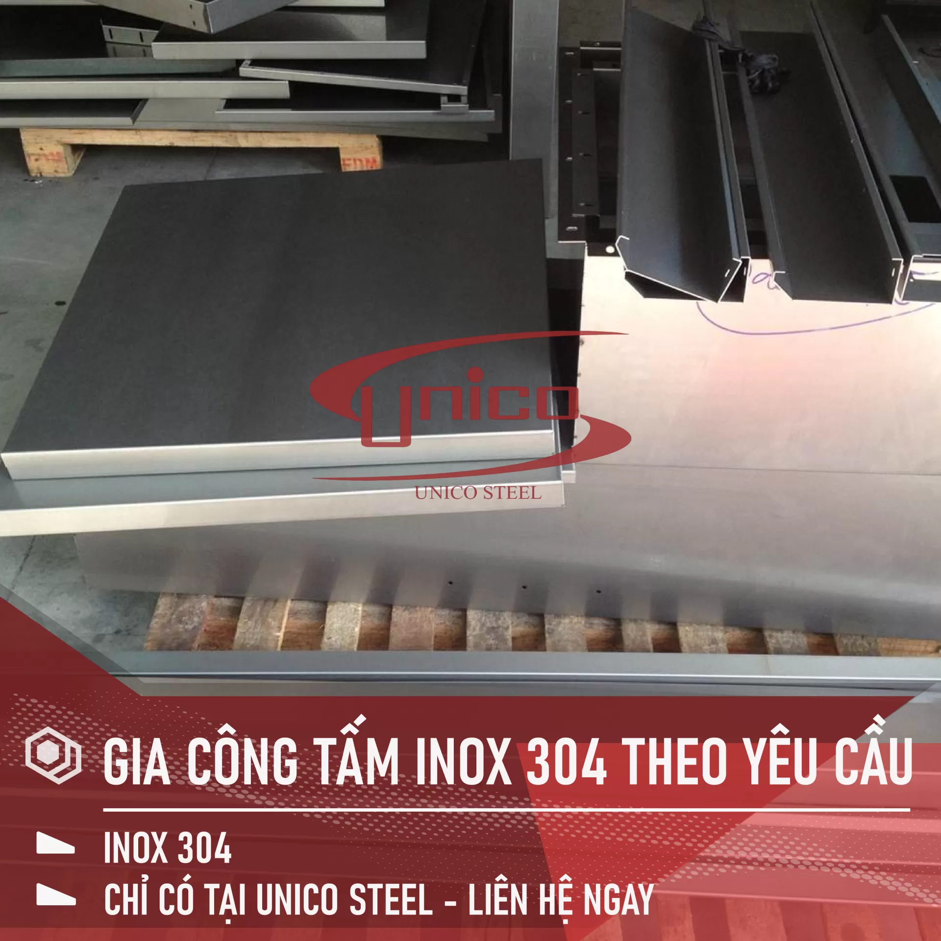 GIA CÔNG TẤM INOX 304 ĐỦ KÍCH THƯỚC