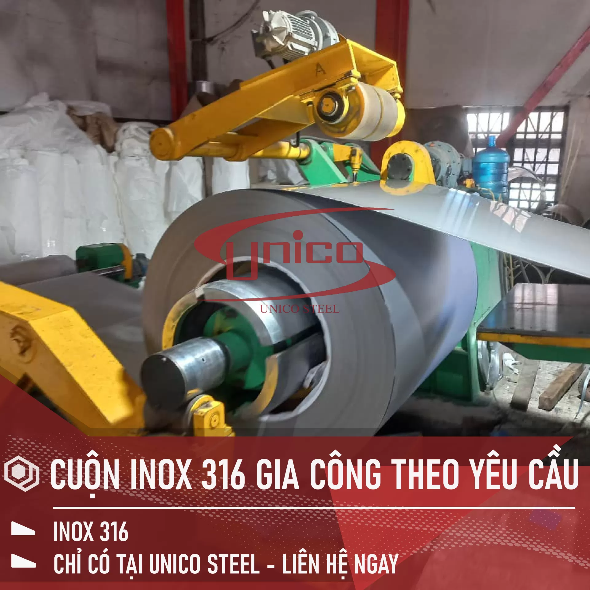 GIA CÔNG CUỘN INOX 316 THEO YÊU CẦU