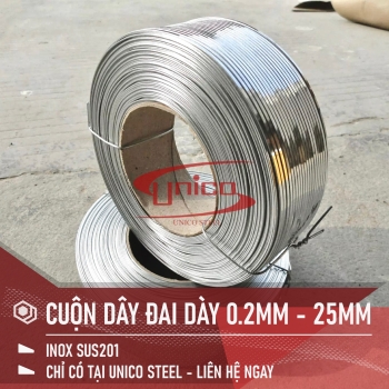 CUỘN DÂY ĐAI SUS201 DÀY 2MM