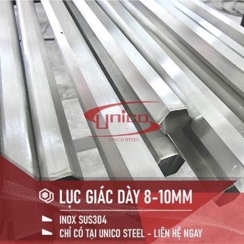 INOX LỤC GIÁC SUS304 KÍCH THƯỚC H10/H14/H20/H22