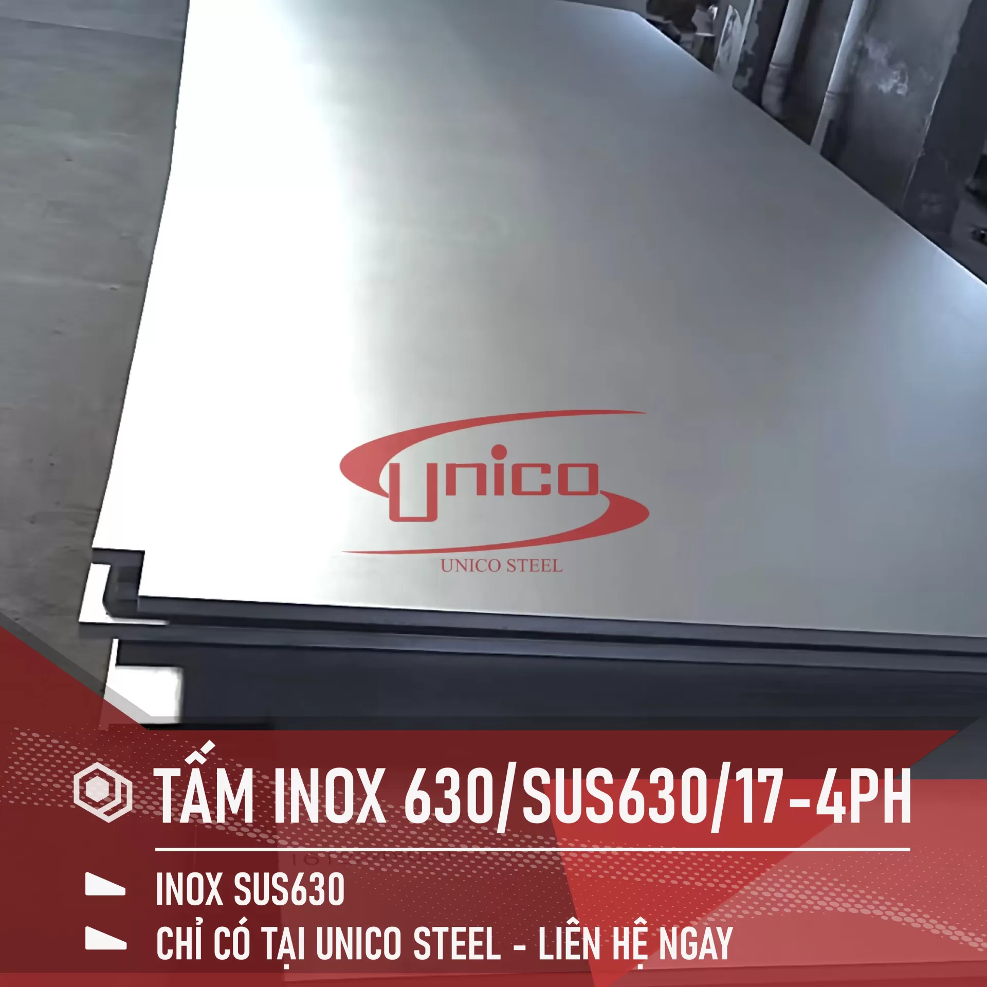 TẤM INOX 630/SUS630/17-4HP CẤP THEO YÊU CẦU