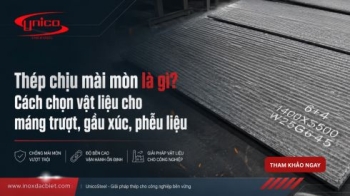 Thép chịu mài mòn là gì? Cách chọn vật liệu cho máng trượt, gầu xúc, phễu liệu
